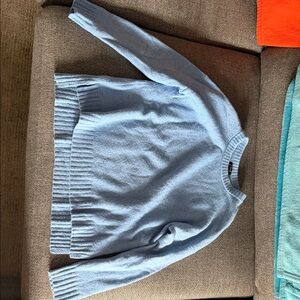 J. Crew Light Blue Crew Neck Sweater